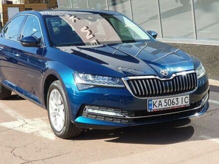 Синий Шкода Суперб, объемом двигателя 2 л и пробегом 78 тыс. км за 33900 $, фото 1 на Automoto.ua