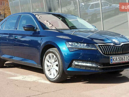 Синий Шкода Суперб, объемом двигателя 2 л и пробегом 78 тыс. км за 30900 $, фото 1 на Automoto.ua