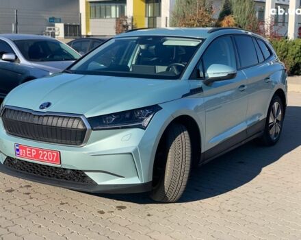 Синий Шкода Enyaq, объемом двигателя 62 л и пробегом 150 тыс. км за 21700 $, фото 3 на Automoto.ua