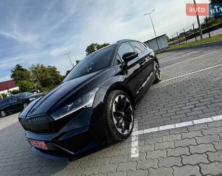 Черный Шкода Enyaq iV, объемом двигателя 0 л и пробегом 49 тыс. км за 28250 $, фото 24 на Automoto.ua