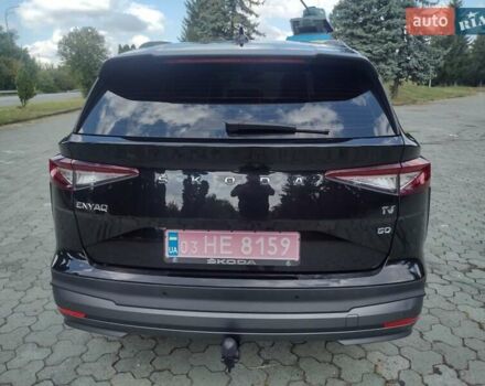 Чорний Шкода Enyaq iV, об'ємом двигуна 0 л та пробігом 52 тис. км за 23500 $, фото 6 на Automoto.ua