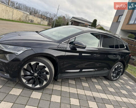 Черный Шкода Enyaq iV, объемом двигателя 0 л и пробегом 10 тыс. км за 33900 $, фото 19 на Automoto.ua