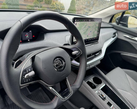 Черный Шкода Enyaq iV, объемом двигателя 0 л и пробегом 10 тыс. км за 33900 $, фото 13 на Automoto.ua