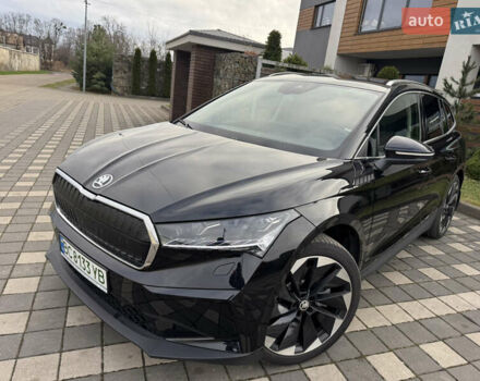 Черный Шкода Enyaq iV, объемом двигателя 0 л и пробегом 10 тыс. км за 33900 $, фото 18 на Automoto.ua