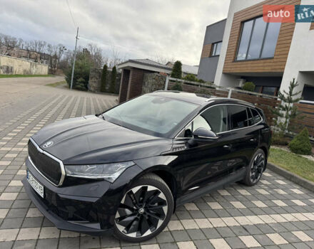 Черный Шкода Enyaq iV, объемом двигателя 0 л и пробегом 10 тыс. км за 33900 $, фото 17 на Automoto.ua