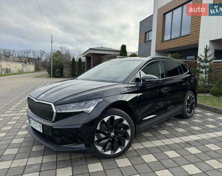 Черный Шкода Enyaq iV, объемом двигателя 0 л и пробегом 10 тыс. км за 33900 $, фото 21 на Automoto.ua
