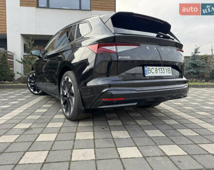 Черный Шкода Enyaq iV, объемом двигателя 0 л и пробегом 10 тыс. км за 33900 $, фото 46 на Automoto.ua