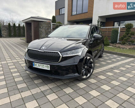 Черный Шкода Enyaq iV, объемом двигателя 0 л и пробегом 10 тыс. км за 33900 $, фото 47 на Automoto.ua