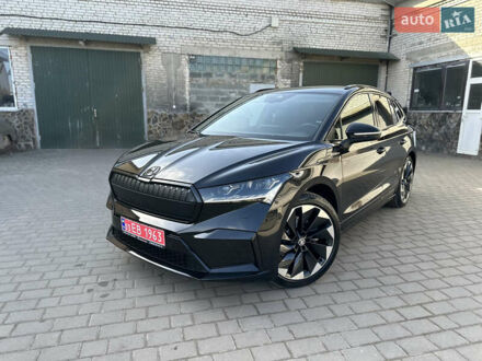 Шкода Enyaq iV 2021 в Бродах на Automoto.ua Черный Шкода Enyaq iV, объемом двигателя 0 л и пробегом 44 тыс. км за 28350 $, фото 1 на Automoto.ua