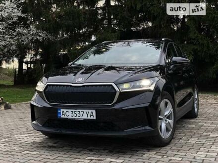 Чорний Шкода Enyaq iV, об'ємом двигуна 0 л та пробігом 40 тис. км за 29500 $, фото 1 на Automoto.ua