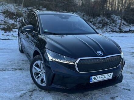 Шкода Enyaq iV 2022 в Тернополе на Automoto.ua Черный Шкода Enyaq iV, объемом двигателя 0 л и пробегом 13 тыс. км за 29700 $, фото 1 на Automoto.ua