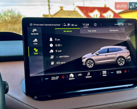 Красный Шкода Enyaq iV, объемом двигателя 0 л и пробегом 35 тыс. км за 23995 $, фото 144 на Automoto.ua