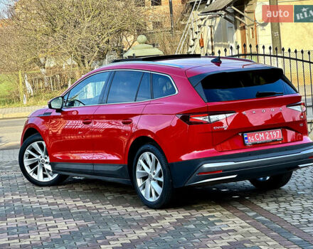 Красный Шкода Enyaq iV, объемом двигателя 0 л и пробегом 35 тыс. км за 23995 $, фото 30 на Automoto.ua