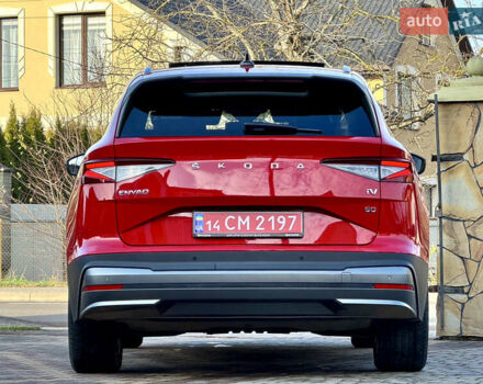 Красный Шкода Enyaq iV, объемом двигателя 0 л и пробегом 35 тыс. км за 23995 $, фото 23 на Automoto.ua