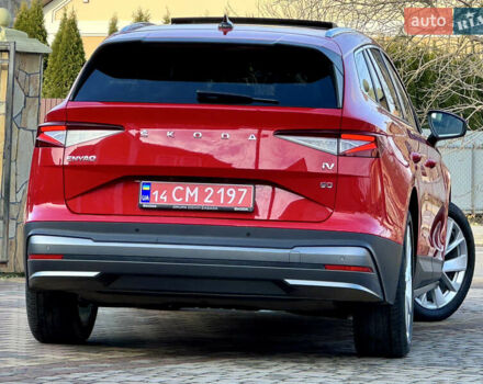 Красный Шкода Enyaq iV, объемом двигателя 0 л и пробегом 35 тыс. км за 23995 $, фото 31 на Automoto.ua