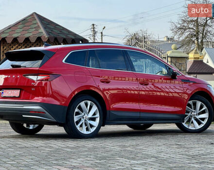 Красный Шкода Enyaq iV, объемом двигателя 0 л и пробегом 35 тыс. км за 23995 $, фото 159 на Automoto.ua