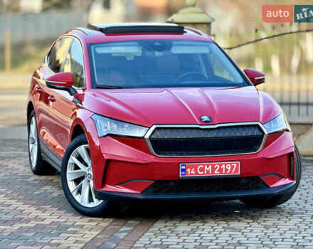 Красный Шкода Enyaq iV, объемом двигателя 0 л и пробегом 35 тыс. км за 23995 $, фото 17 на Automoto.ua