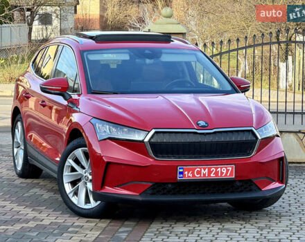 Красный Шкода Enyaq iV, объемом двигателя 0 л и пробегом 35 тыс. км за 23995 $, фото 155 на Automoto.ua