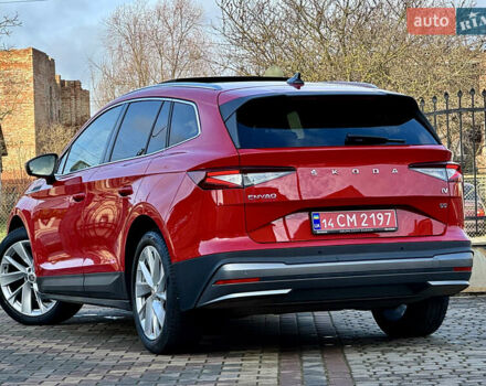 Красный Шкода Enyaq iV, объемом двигателя 0 л и пробегом 35 тыс. км за 23995 $, фото 27 на Automoto.ua