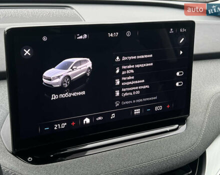 Серый Шкода Enyaq iV, объемом двигателя 0 л и пробегом 65 тыс. км за 22000 $, фото 84 на Automoto.ua