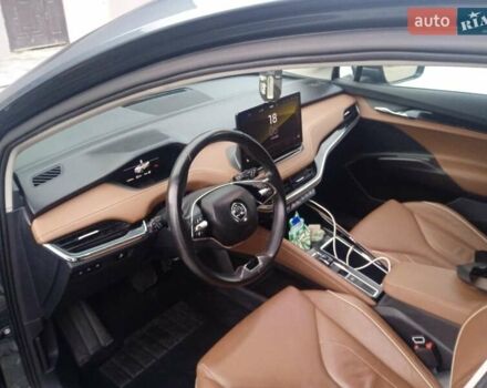 Серый Шкода Enyaq iV, объемом двигателя 0 л и пробегом 130 тыс. км за 27600 $, фото 15 на Automoto.ua