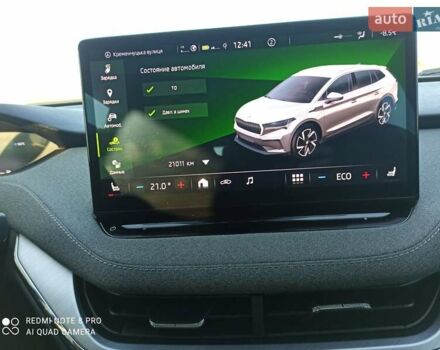 Серый Шкода Enyaq iV, объемом двигателя 0 л и пробегом 43 тыс. км за 29000 $, фото 13 на Automoto.ua
