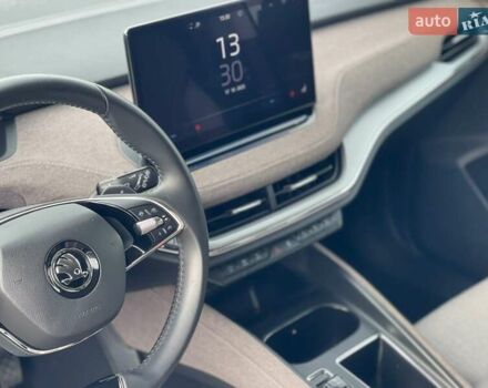 Серый Шкода Enyaq iV, объемом двигателя 0 л и пробегом 34 тыс. км за 22990 $, фото 24 на Automoto.ua