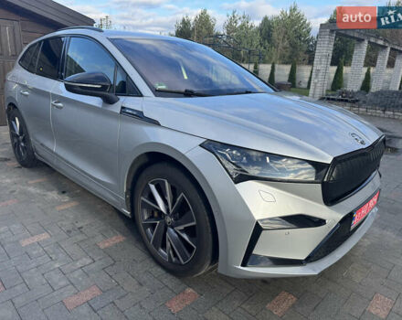 Серый Шкода Enyaq iV, объемом двигателя 0 л и пробегом 202 тыс. км за 25950 $, фото 1 на Automoto.ua