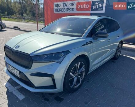 Серый Шкода Enyaq iV, объемом двигателя 0 л и пробегом 44 тыс. км за 33400 $, фото 15 на Automoto.ua