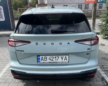Серый Шкода Enyaq iV, объемом двигателя 0 л и пробегом 44 тыс. км за 33400 $, фото 10 на Automoto.ua