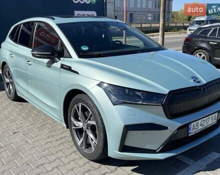 Серый Шкода Enyaq iV, объемом двигателя 0 л и пробегом 44 тыс. км за 33400 $, фото 16 на Automoto.ua
