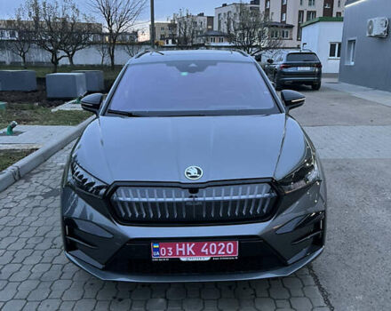 Сірий Шкода Enyaq iV, об'ємом двигуна 0 л та пробігом 35 тис. км за 35800 $, фото 1 на Automoto.ua