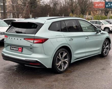 Серый Шкода Enyaq iV, объемом двигателя 0 л и пробегом 46 тыс. км за 31690 $, фото 6 на Automoto.ua