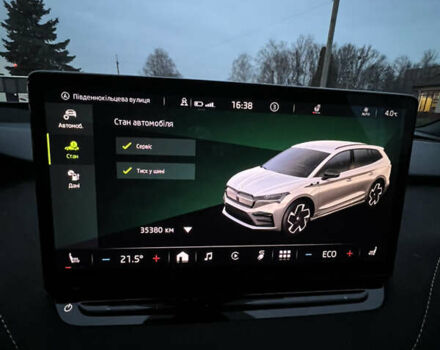 Сірий Шкода Enyaq iV, об'ємом двигуна 0 л та пробігом 35 тис. км за 35800 $, фото 16 на Automoto.ua