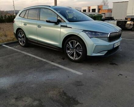 Серый Шкода Enyaq iV, объемом двигателя 0 л и пробегом 1 тыс. км за 28500 $, фото 2 на Automoto.ua