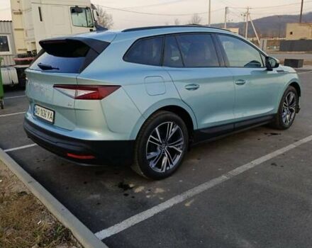 Серый Шкода Enyaq iV, объемом двигателя 0 л и пробегом 1 тыс. км за 28500 $, фото 1 на Automoto.ua