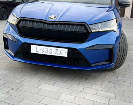 Синий Шкода Enyaq iV, объемом двигателя 0 л и пробегом 195 тыс. км за 21900 $, фото 17 на Automoto.ua