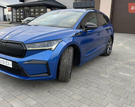 Синий Шкода Enyaq iV, объемом двигателя 0 л и пробегом 195 тыс. км за 21900 $, фото 14 на Automoto.ua