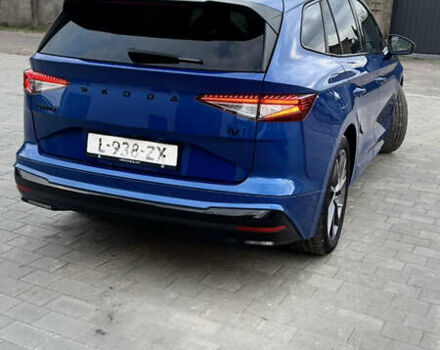 Синий Шкода Enyaq iV, объемом двигателя 0 л и пробегом 195 тыс. км за 21900 $, фото 20 на Automoto.ua