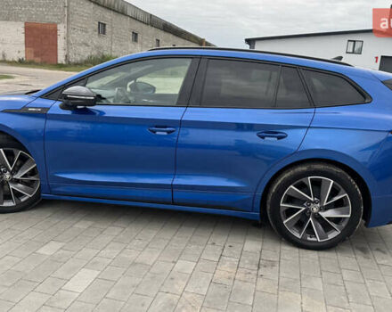 Синий Шкода Enyaq iV, объемом двигателя 0 л и пробегом 195 тыс. км за 21900 $, фото 7 на Automoto.ua