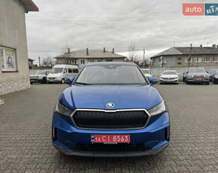 Синий Шкода Enyaq iV, объемом двигателя 0 л и пробегом 280 тыс. км за 17800 $, фото 1 на Automoto.ua
