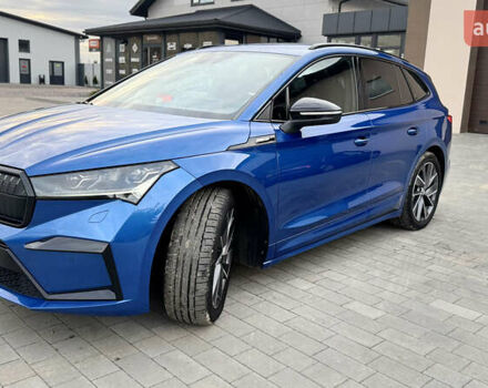 Синий Шкода Enyaq iV, объемом двигателя 0 л и пробегом 195 тыс. км за 21900 $, фото 18 на Automoto.ua