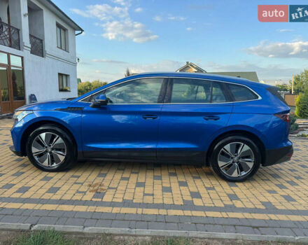 Синий Шкода Enyaq iV, объемом двигателя 0 л и пробегом 82 тыс. км за 22800 $, фото 2 на Automoto.ua