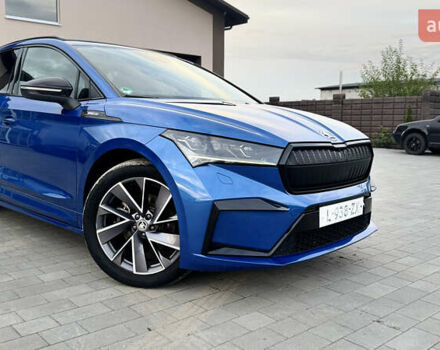 Синий Шкода Enyaq iV, объемом двигателя 0 л и пробегом 195 тыс. км за 21900 $, фото 11 на Automoto.ua