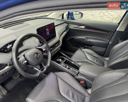 Синий Шкода Enyaq iV, объемом двигателя 0 л и пробегом 280 тыс. км за 17800 $, фото 25 на Automoto.ua