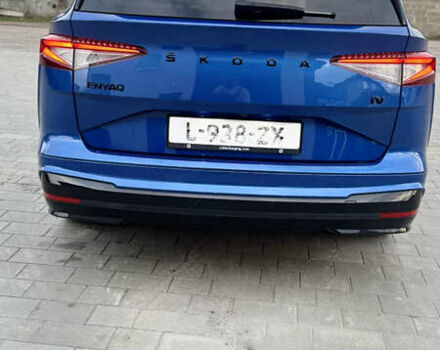 Синий Шкода Enyaq iV, объемом двигателя 0 л и пробегом 195 тыс. км за 21900 $, фото 26 на Automoto.ua
