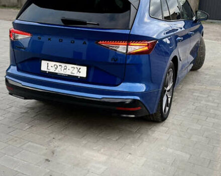 Синий Шкода Enyaq iV, объемом двигателя 0 л и пробегом 195 тыс. км за 21900 $, фото 21 на Automoto.ua