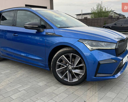 Синий Шкода Enyaq iV, объемом двигателя 0 л и пробегом 195 тыс. км за 21900 $, фото 12 на Automoto.ua