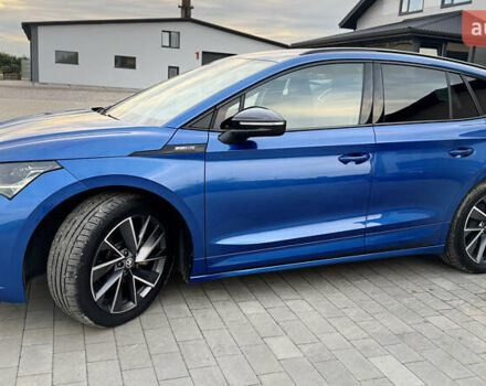 Синий Шкода Enyaq iV, объемом двигателя 0 л и пробегом 195 тыс. км за 21900 $, фото 19 на Automoto.ua