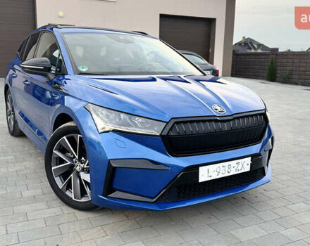 Синий Шкода Enyaq iV, объемом двигателя 0 л и пробегом 195 тыс. км за 21900 $, фото 15 на Automoto.ua